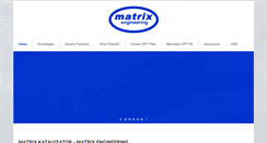 Desktop Screenshot of matrix-partikelfilter.de
