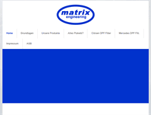 Tablet Screenshot of matrix-partikelfilter.de